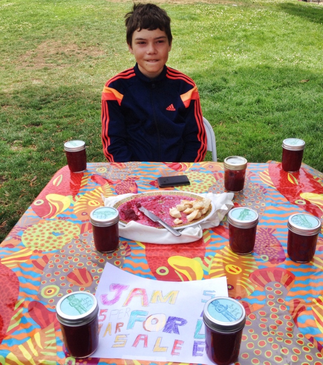 This Kid Sold Us Some Fabulous Homemade Jam in Precita Park